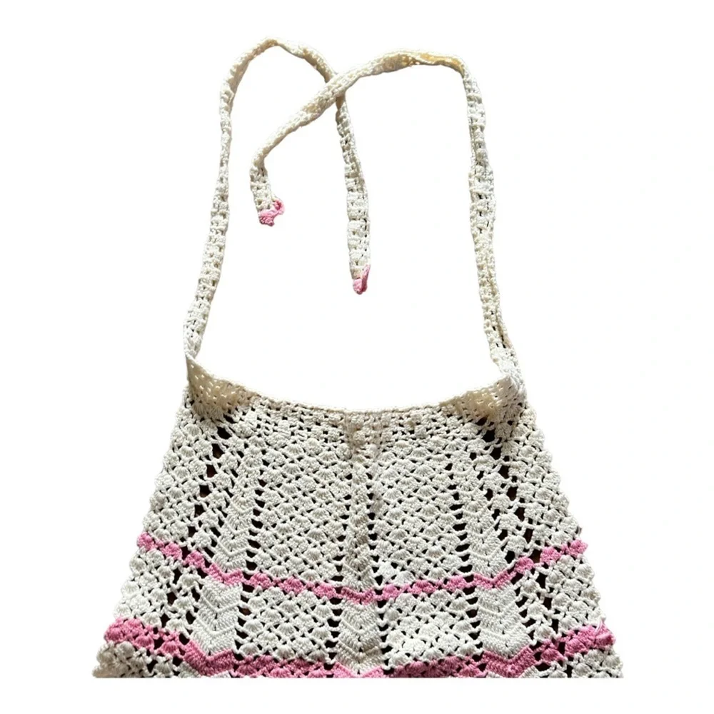 Vintage Hand‎ Crocheted Apron